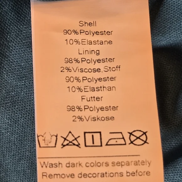 Grace Karin Emerald Green Sequin V-Neck Blouse 2XL - Picture 4 of 4